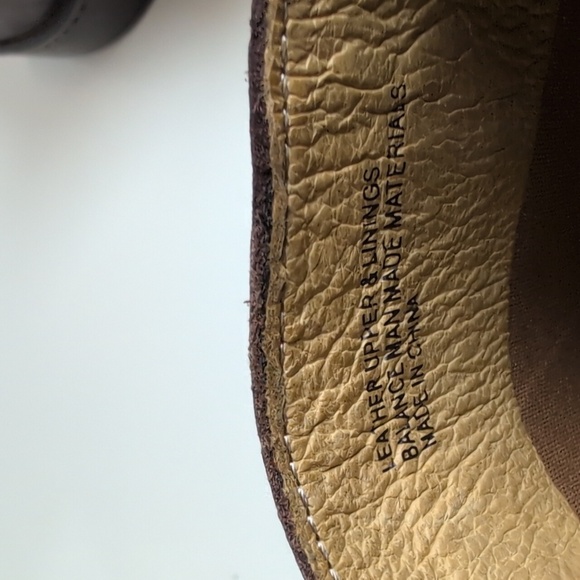 Born Women's Leather Brown Mule Clogs Size 8 Slip-On Wedge Heel NWOB - Picture 6 of 8